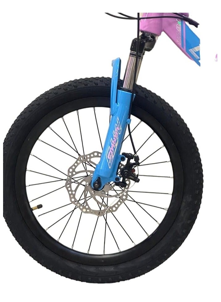 Shard Shard 20-Inch Kids Mountain Bike – 21-Speed, Carbon Steel Frame, Dual Suspension, Front & Rear Disc Brakes, Adjustable Seat - Image 3