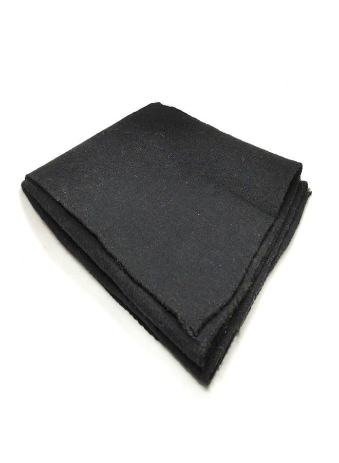 Achleshwar Pooja Aasan | Black Woolen Handcrafted Sitting Mat | Comfortable Prayer & Meditation Mat for Mandir Use | Soft & Durable Fabric | Black | 23 x 30 Inch (Pack of 1) - Image 1