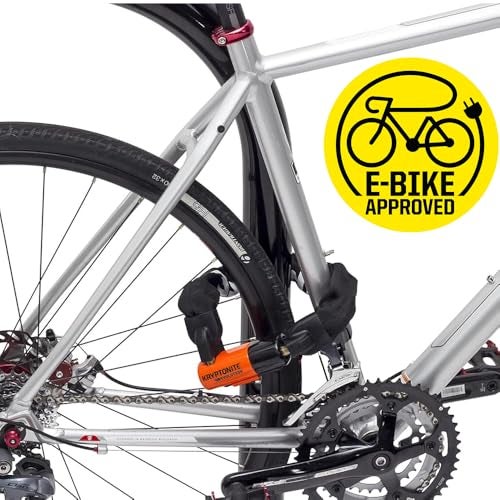 Kryptonite Evolution 1055 Mini Bike Chain Lock, 1.8 Feet Long 10mm Steel Chain Heavy Duty Anti-Theft Sold Secure Gold Bicycle Chain Lock with Keys for E-Bike, Motorcycle, Scooter, Bicycle, Fence - Image 5