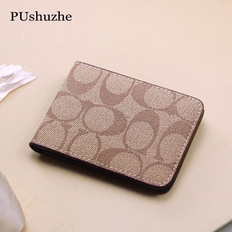 Slim Unisex Driving License Leather Wallet Beige: 70% off -4 ID slots