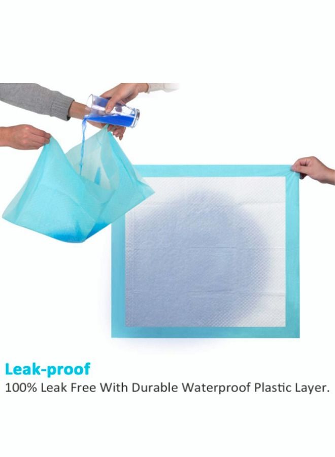 100 Count Dog Pee Pads Extra Large 33cm x 45cmPet Training Pads Disposable Pet Potty Pads Super Absorbent & Leak-Proof for House Training Cats Rabbits Dogs Leak-Proof Pet Pads - Image 2