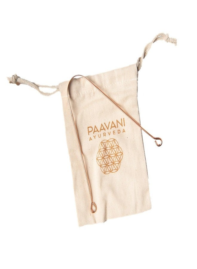 PAAVANI Copper Tongue Cleaner | Ayurvedic Tongue Scraping for Fresh Breath & Daily Detox - Image 1