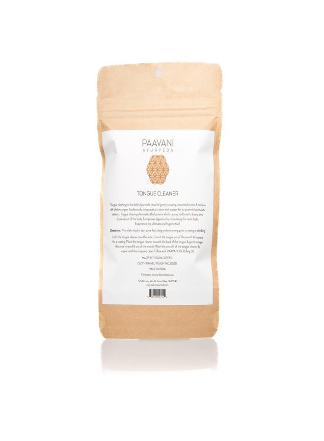 PAAVANI Copper Tongue Cleaner | Ayurvedic Tongue Scraping for Fresh Breath & Daily Detox - Image 4