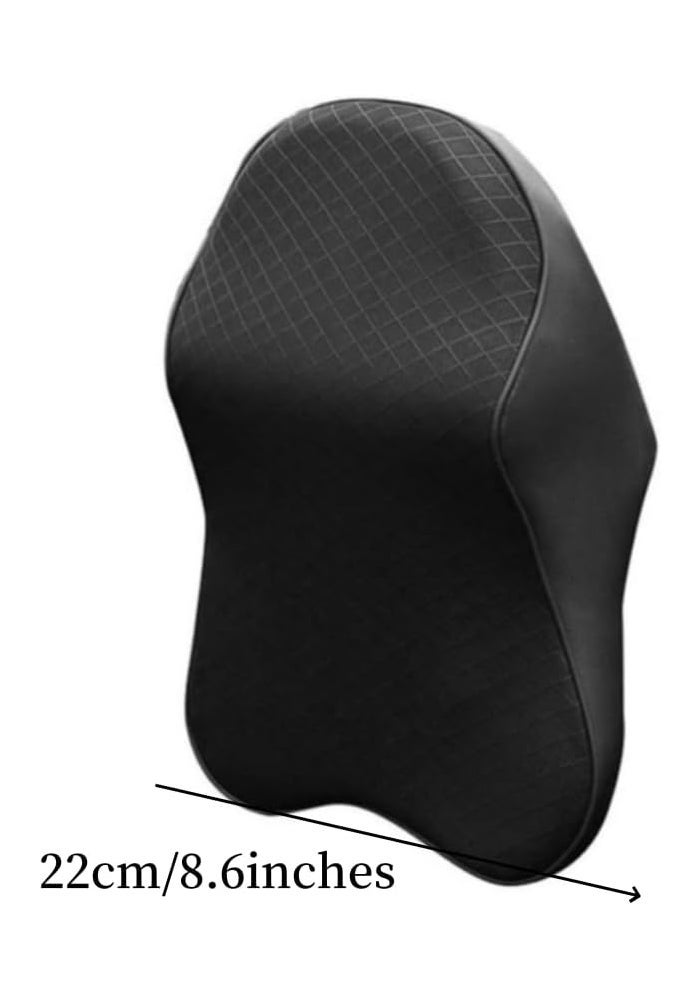 Car Lumbar Support Pillow and Neck Pillow Kit with Memory Foam - Ergonomic Headrest & Lumbar Cushion - Image 2