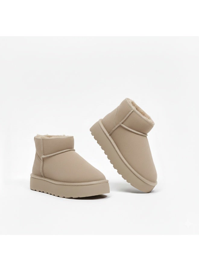 Shoes Suede Stylish AG-2 - Beige - Image 1