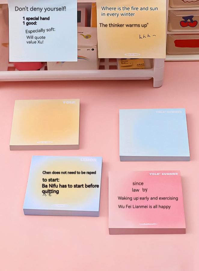 Generic 4-Color Sticky Notes,80 * 80mm  - Image 4