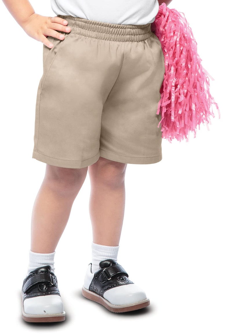 CLASSROOM Little Boys' Toddler Uniform Pull-On Short, Khaki, 2T - Image 2