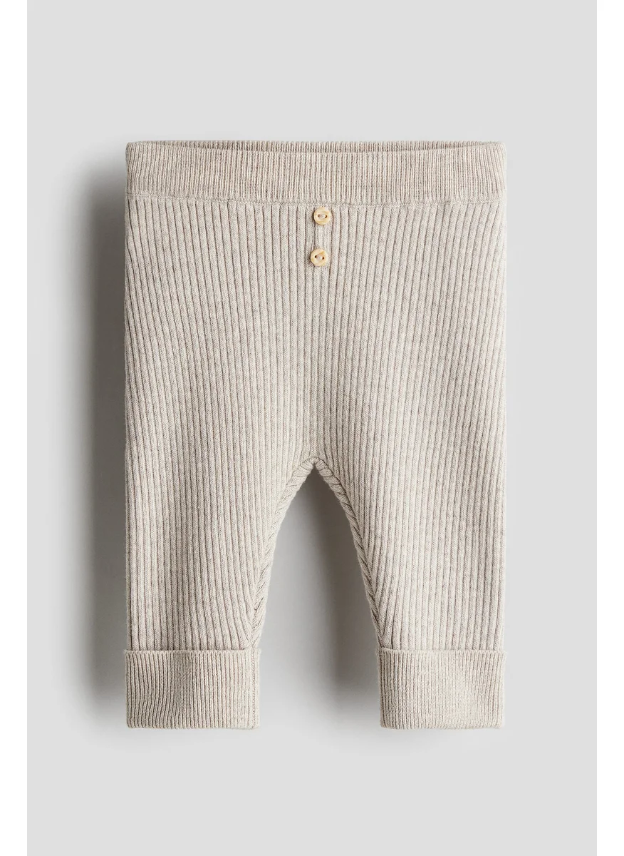 H&M Rib-Knit Trousers