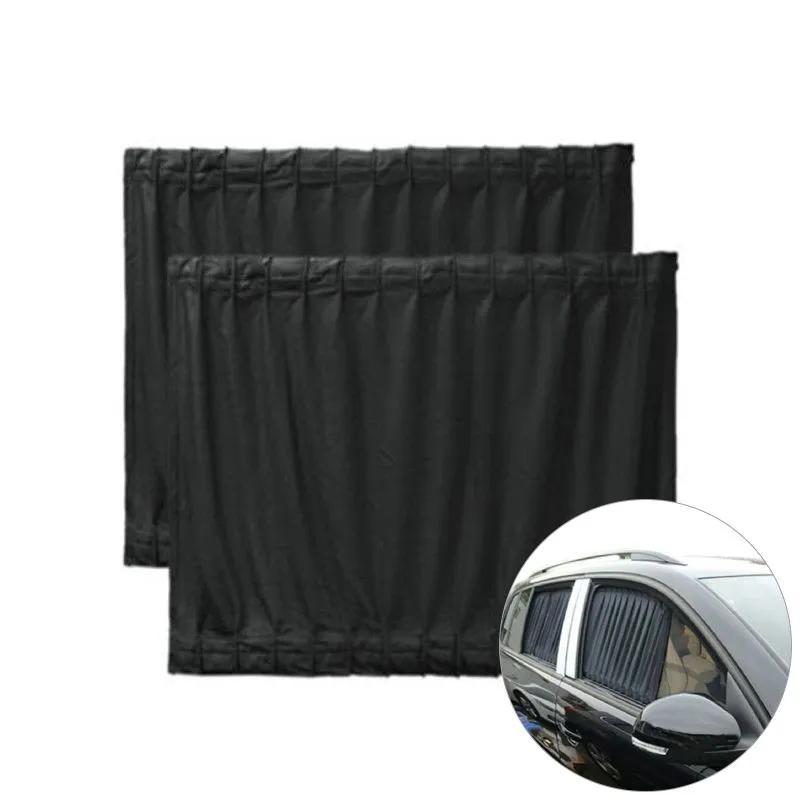 Car Window Shade 50 Cm X 47 Cm 96% Darkening Rate - Uv Ray Blocker Sun Protection Blind For Rear Car Windows Road Trip Parking Daytime Driving - Image 4