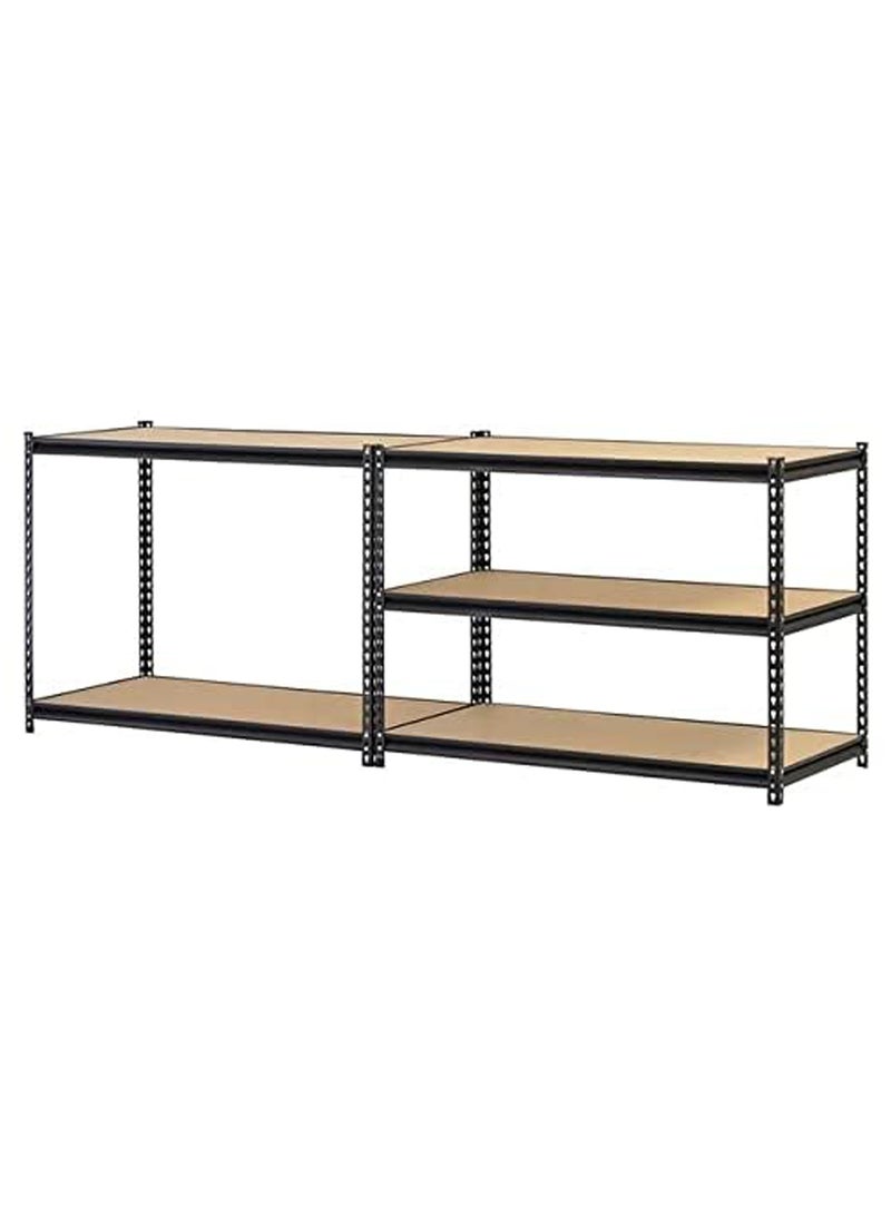 My Choice 5 Layer Black Steel Storage Rack Boltless Shelving Unit Tier Layer Height Adjustable Shelf Organizer - Image 2