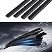 HEVLE 4PCS Wiper Blade Refill Universal Car Accessories 26 Adjustable Size of Replacement Windshield Wiper Refill Replacement for Front Rear Windshield Wiper Baldes Rubber Strip for Car Truck 18Inch - Image 2