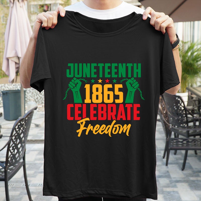 Juneteenth Day June Summer 1865 Feminist Men'S And Women'S Short-Sleeved T-Shirts - Image 1