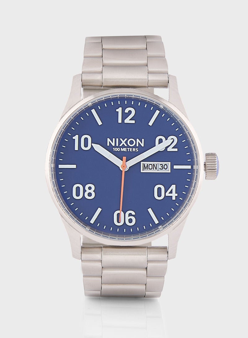 NIXON Sentry Stainless Steel Analog Watch - Image 1