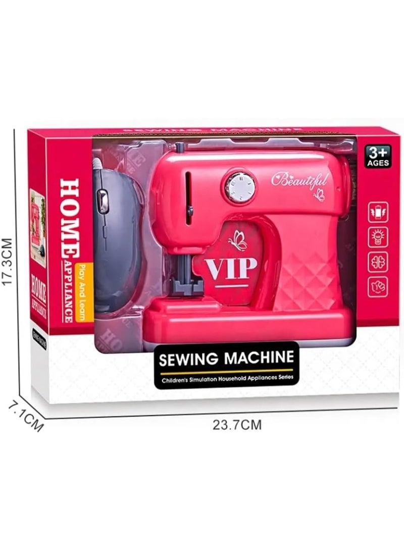 AX أطفال التظاهر اللعب ماكينة خياطة لعبة-محاكاة ماكينة خياطة للفتيات - التفاعلية لتقوم بها بنفسك بلايسيت - Image 1
