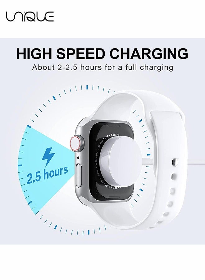 Unique Upgraded for Apple Watch Magnetic Fast Charger to USB-C Cable (1m/Portable) Magnetic Wireless Charging Compatible with Apple Watch Series 8/7/6/SE/5/4/3/2/1 - Image 4