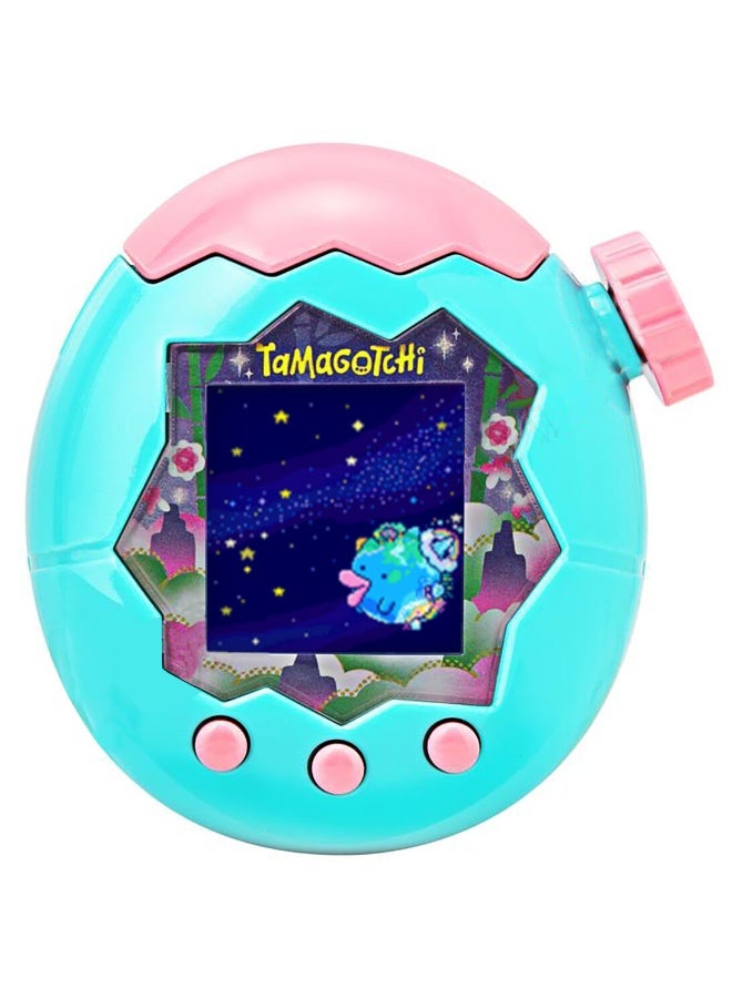 Tamagotchi Original Jade Paradise Design, Battery Operated – Interactive Electronic Pet Toy for Kids Ages 3+ - Image 1