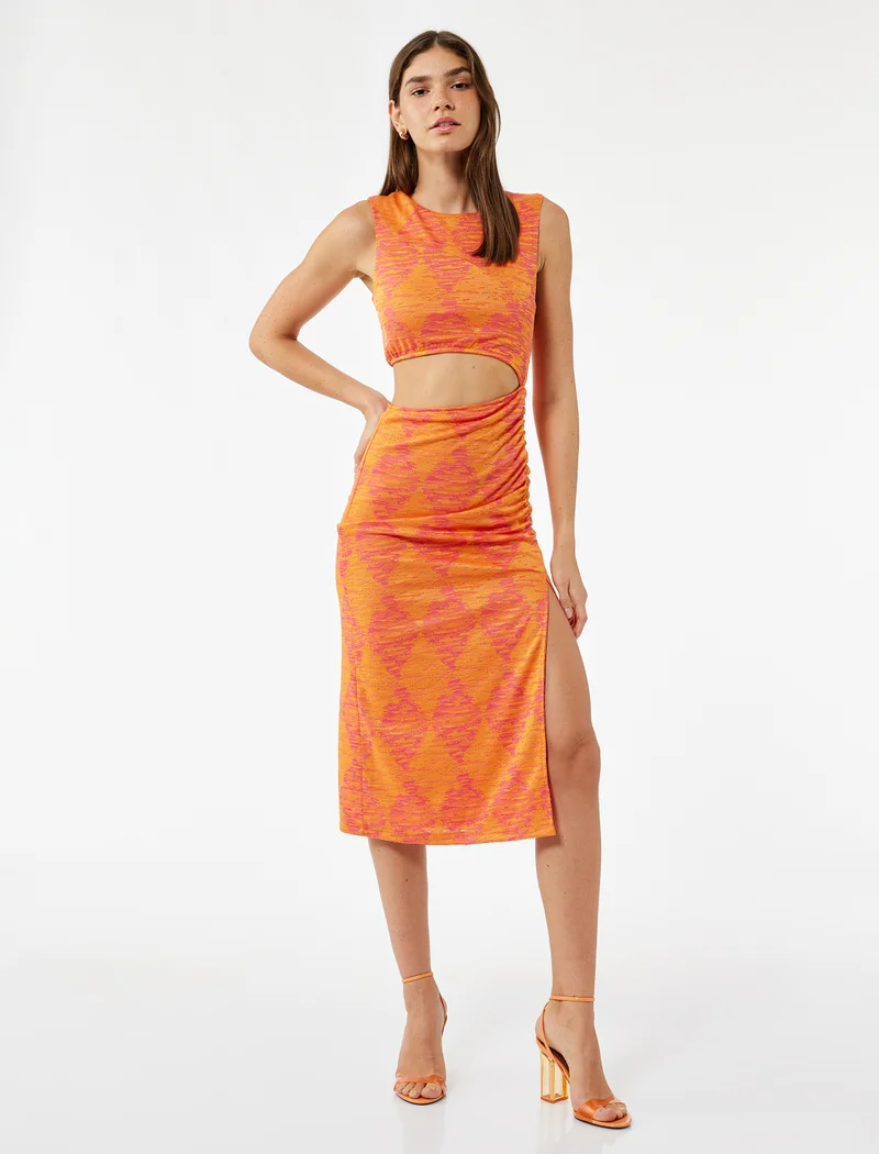 كوتون Asymmetric Cut Dress