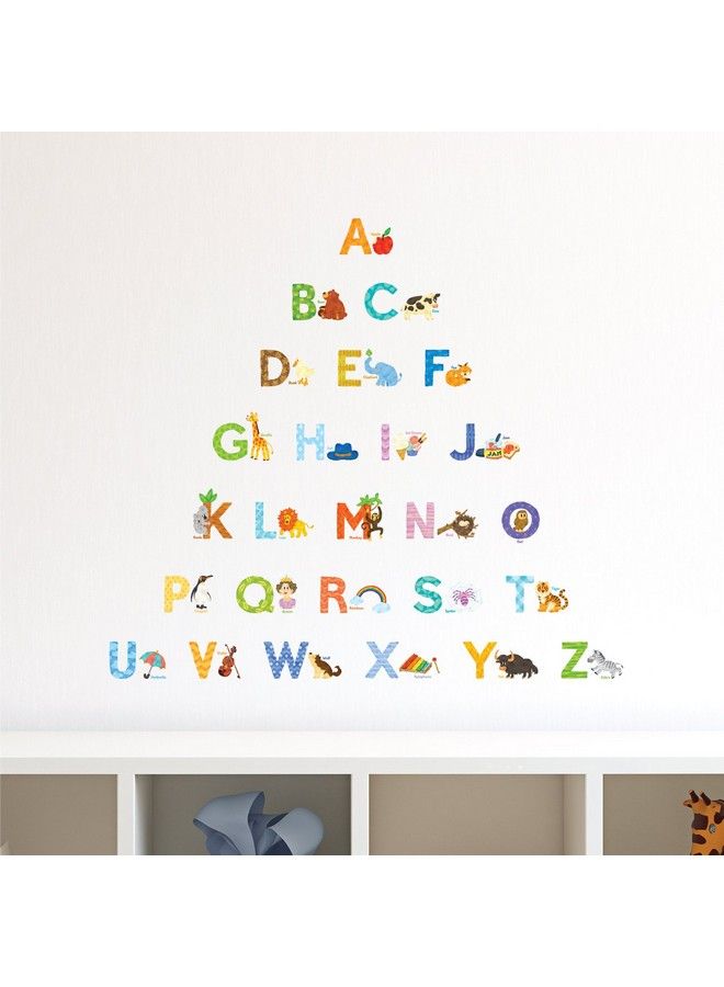 Decowall Ds8003 Watercolour Animal Alphabet Kids Wall Stickers Wall Decals Peel And Stick Removable Wall Stickers For Kids Nursery Bedroom Living Room (Small) D?Cor - Image 3