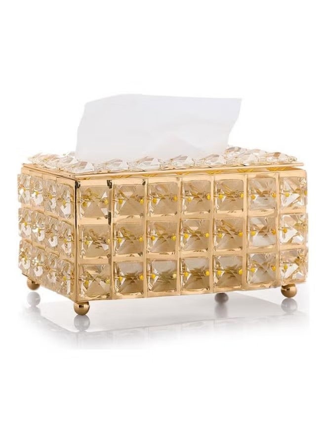 Beauenty Tissue Storage Box Gold 19x11x10cm - Image 1