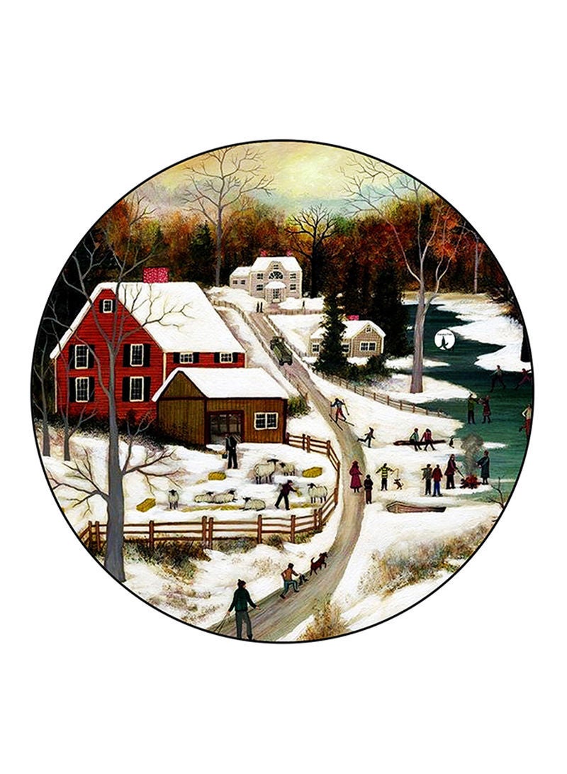 RKN A Town Printed Mouse Pad Multicolour
