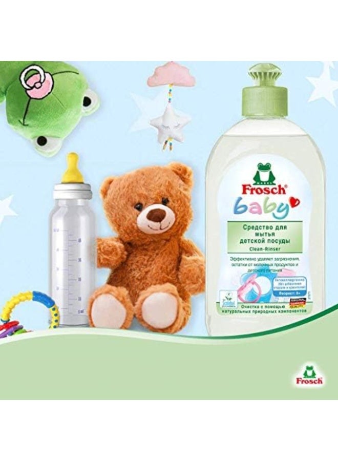 فروش سائل غسيل أطباق فروتش للأطفال ٥٠٠ مل - تنظيف لطيف لزجاجات الرضاعة وأدوات الطعام للأطفال، مضاد للحساسية ومختبر من قبل أطباء الجلدية - Image 4