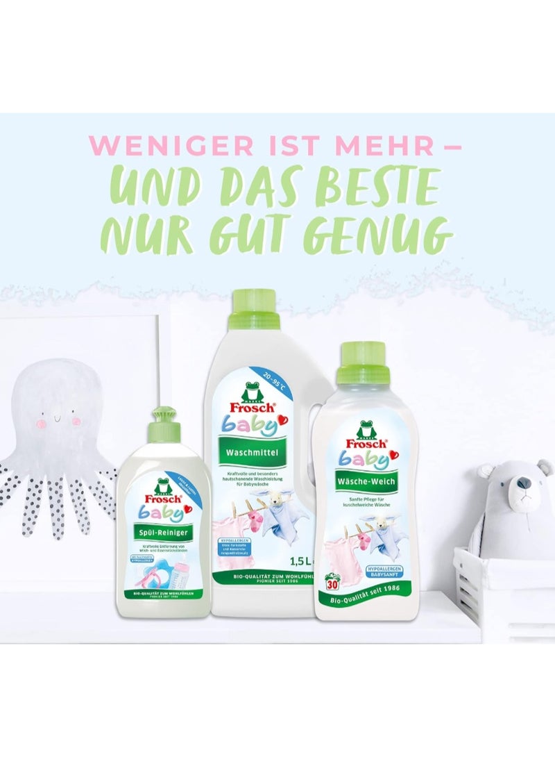 فروش سائل غسيل أطباق فروتش للأطفال ٥٠٠ مل - تنظيف لطيف لزجاجات الرضاعة وأدوات الطعام للأطفال، مضاد للحساسية ومختبر من قبل أطباء الجلدية - Image 5