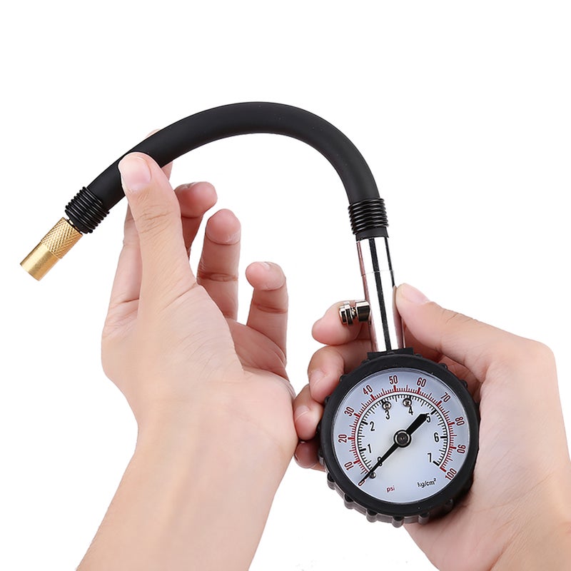 Tyre Tire Pressure Gauge Meter Tester for Car Truck Motorcycle Bike - Image 4