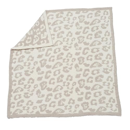 Barefoot Dreams CozyChic Barefoot in The Wild Baby Blanket - Stone/Cream,1 Count (Pack of 1),B683-26-LE - Image 4