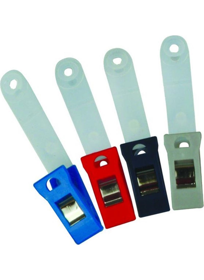 MAPi Clip Plastic Tongs Blue 10 Piece 910 04 04 