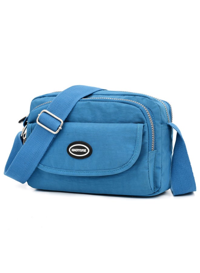 2021 Spring Shoulder Bag Crossbody Women's Bag Nylon Bag Casual Women's Bag Multi-bag Practical Small Bag Wholesale-Color:Sea Blue - Image 1
