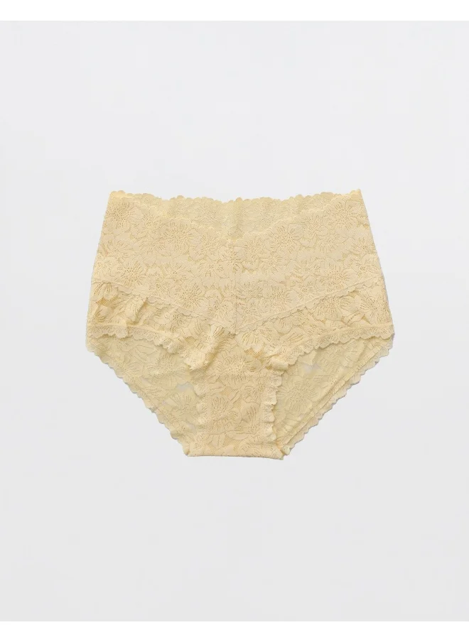 Aerie Show Off Rosey Lace Boybrief Underwear