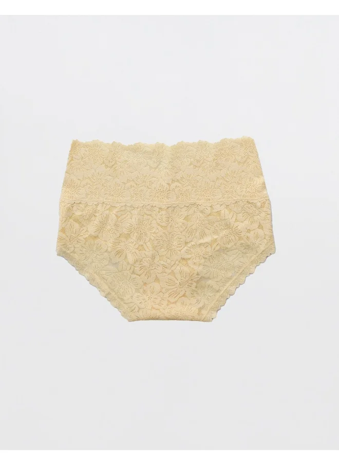 Aerie Show Off Rosey Lace Boybrief Underwear