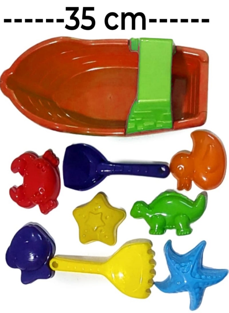 Set of plastic sea beach sand bucket kids toys - Image 2