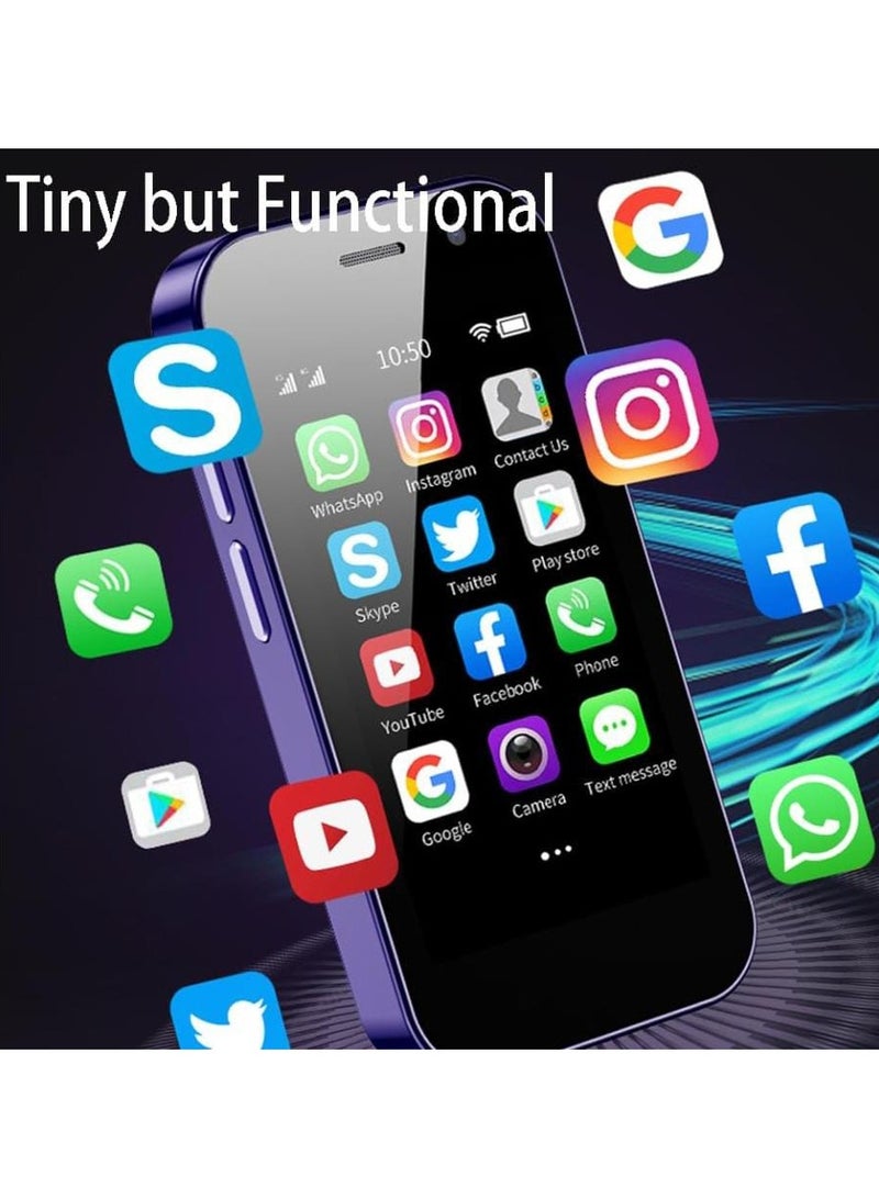 SOYES XS14 Super Mini Smartphone – Ultra Small Android Mobile Phone with Quad-Core Processor, Pocket-Size Cell Phone for Kids, Students, Men & Women – Compact Android Mini Phone - Image 2