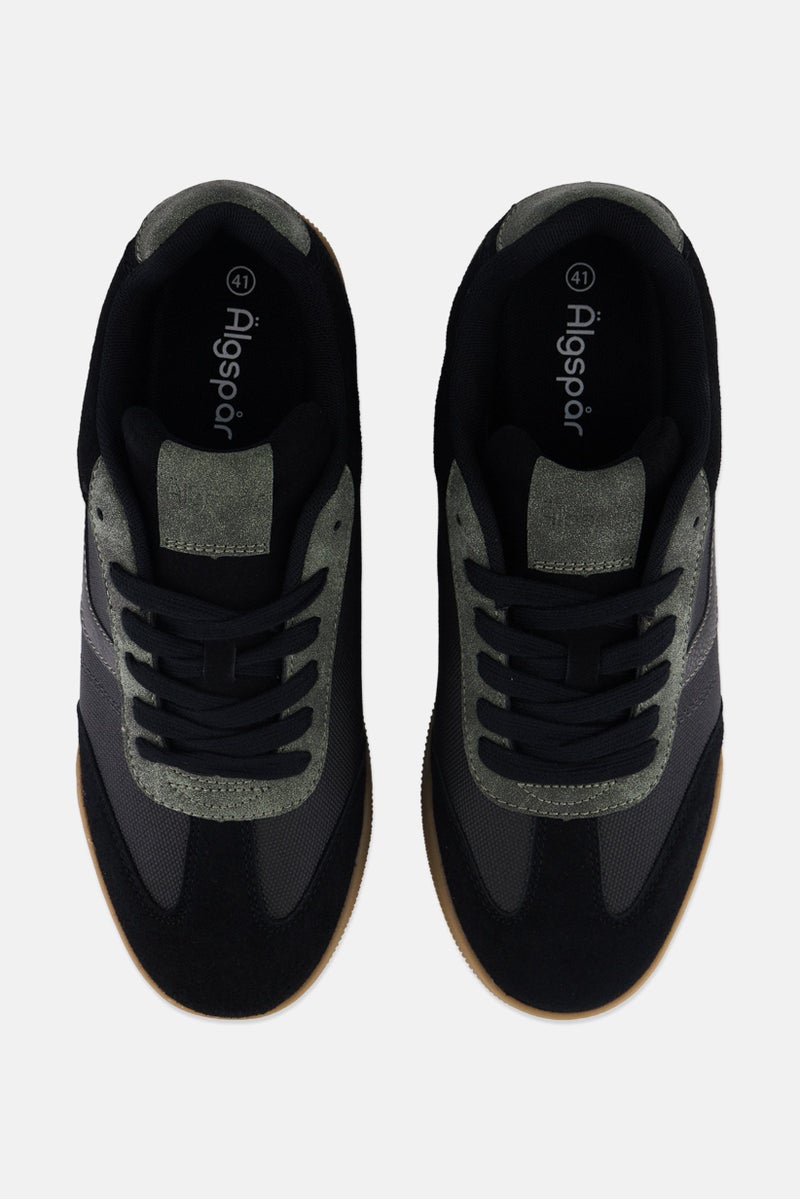 Algspar Men Lace Up Casual Shoes, Black - Image 3