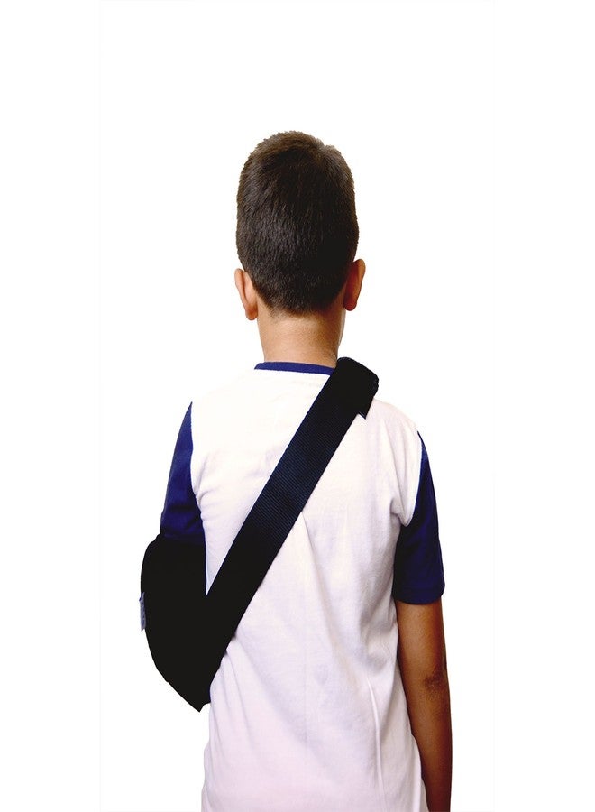 Soles Pediatric Arm Sling with Padded Shoulder Strap, Black, Small - Image 4