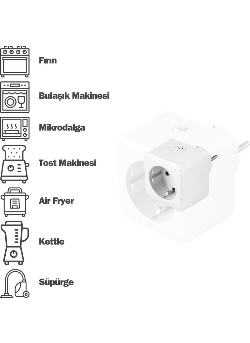 Full Reyon 4 Remote Phone Controlled Smart Sockets, Forgetful Lazy Socket, Worry-Reliever Wifi Socket  - Image 2