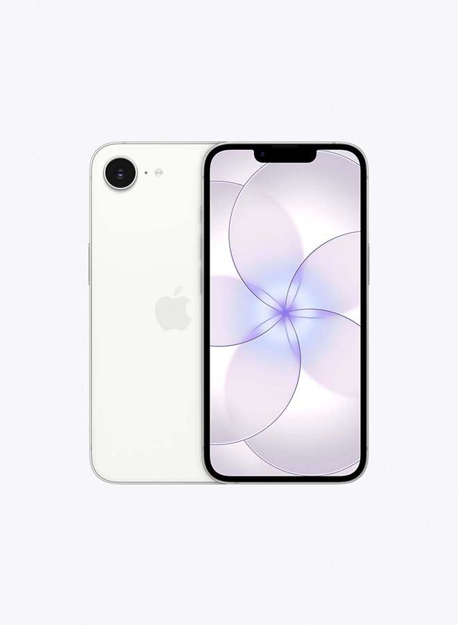 ابل  آيفون 17e 256GB أبيض 5G (eSIM فقط) مع فيس تايم - نسخة الشرق الأوسط - Image 1