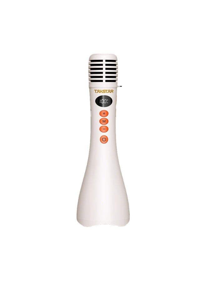 Takstar Da10 Second Generation Speech Microphone All-in-one Handheld Microphone Beige Teacher Classroom Loudspeaker Amplifier Tour Guide Karaoke Speech Mic Flip Version - Image 2
