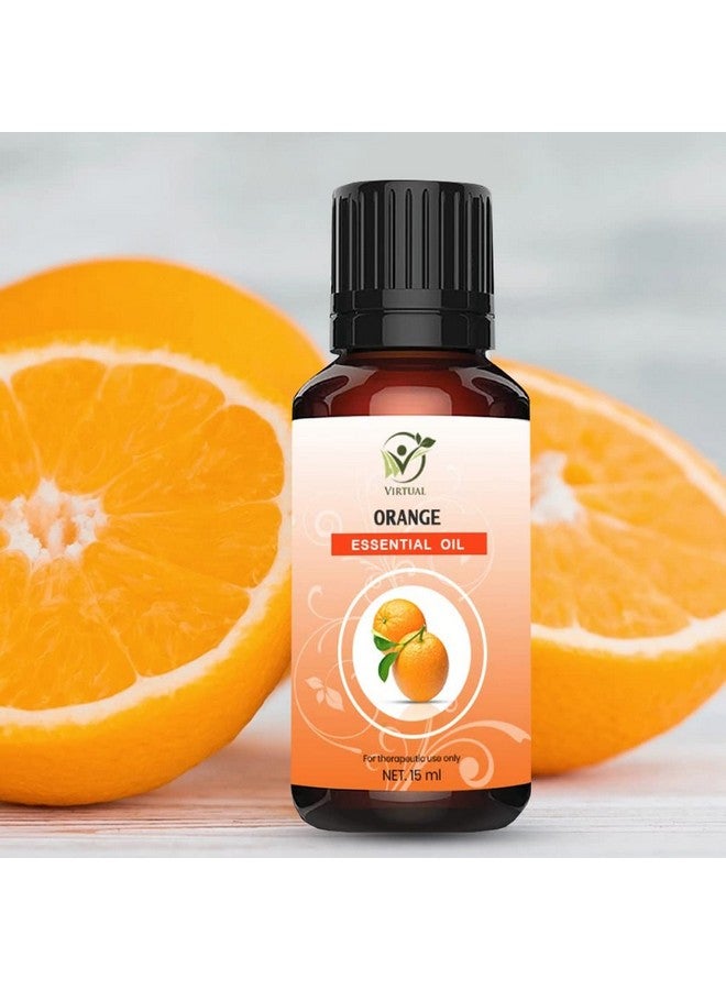 افتراضي زيت البرتقال العطري النقي 100% للشعر والبشرة بدرجة علاجية طبيعية للاسترخاء والتدليك بالروائح العلاجية (15 مل) - Image 4