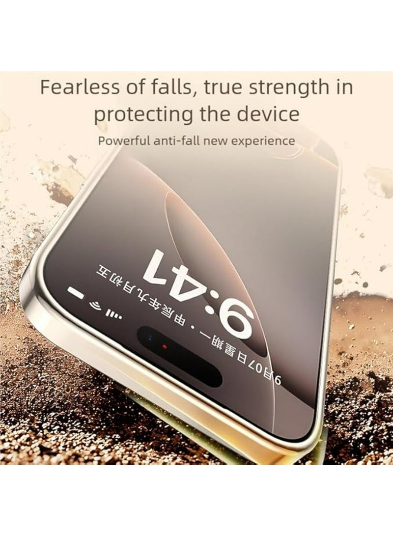 إكس ليفيل كيس لآيفون 17 برو ماكس دعم حماية كاميرا الشحن اللاسلكي غطاء كيس جلد حقيقي فاخر مع حامل حلقة غطاء الهاتف مقاوم للسقوط (أسود) - Image 3