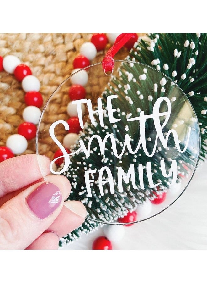 JINMURY 25 Pieces 3'' Clear Acrylic Disc Keychain Blanks, 1/8" Thick Round Acrylic Ornament with Hole, Perfect for DIY Acrylic Keychains, Place Cards, Name Plates, Wedding Favors, Christmas Ornaments - Image 4