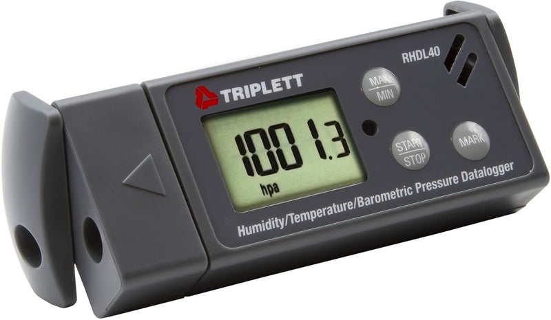 Triplett Triplett RHDL40 Temperature  Humidity  Barometric Pressure PDF Data Logger  Record 16000 Readings Each  - Image 1