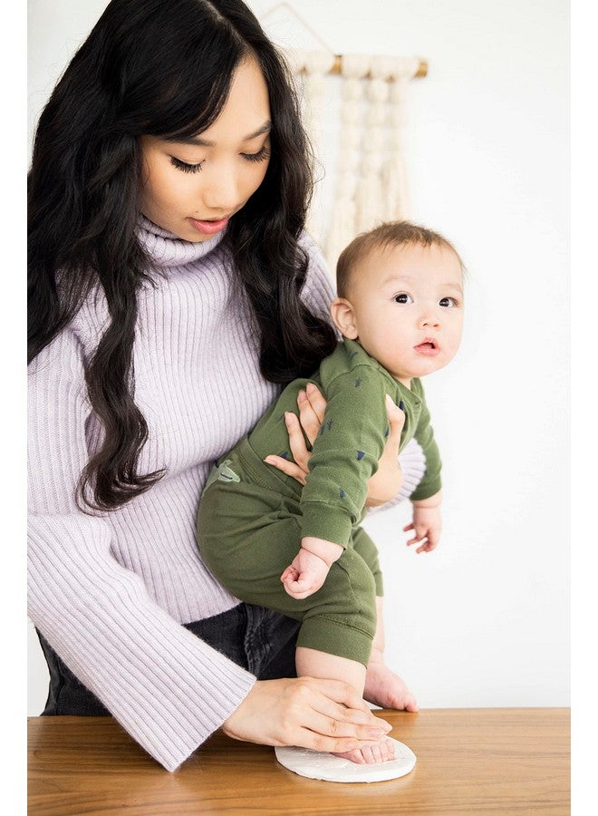 Tiny Ideas Baby Handprint Or Footprint Diy Keepsake Ornament Kit Nursery Décor Creative Baby Gift Addition To Baby Registry White - Image 4