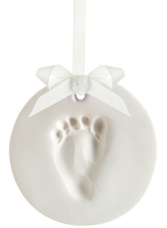 Tiny Ideas Baby Handprint Or Footprint Diy Keepsake Ornament Kit Nursery Décor Creative Baby Gift Addition To Baby Registry White - Image 2