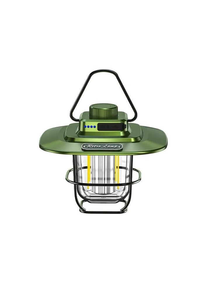 Generic Super Bright Rechargeable Camping Light - Dark Green  - Image 1