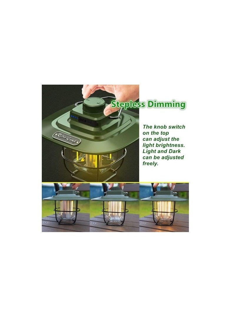 Generic Super Bright Rechargeable Camping Light - Dark Green  - Image 4