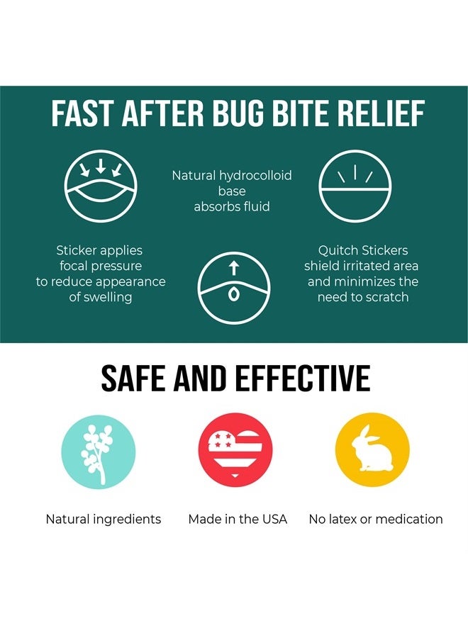 Quitch Bug Bite Itch Relief Patch Kids, Summer travel essentials for kids, Mosquito Bug Bite Thing Suction Tool Alternative, Summer camp essentials itch relief for kids,baby hydrocortisone alternative - Image 3