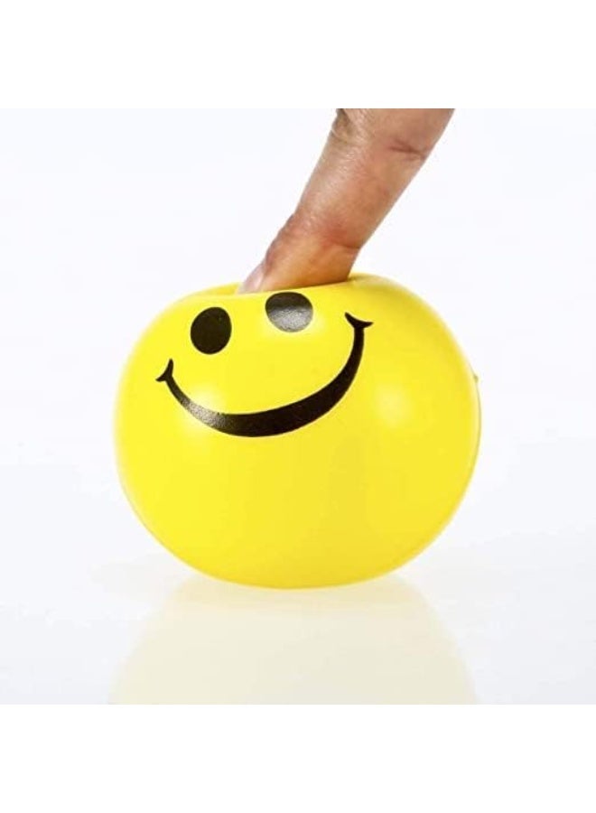 Biella Anti Stress Balls, Neon Yellow Smile Funny Face Stress Ball (1Pcs)  - Image 5
