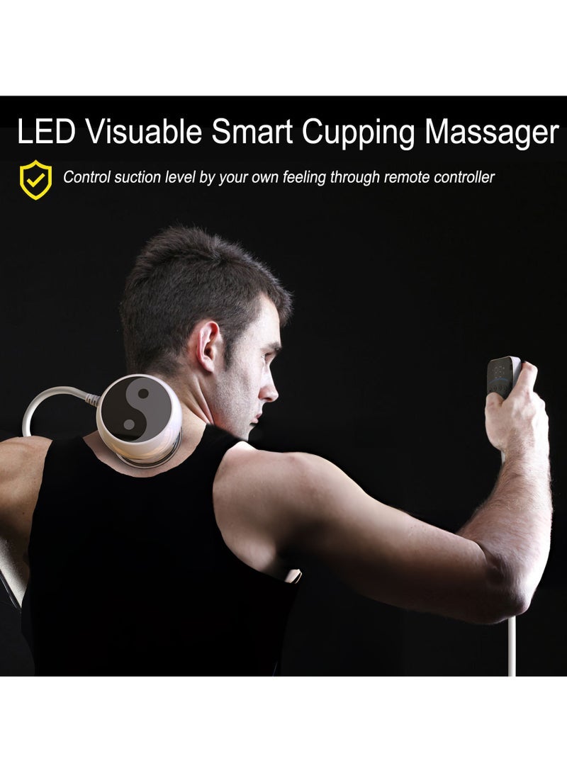 general Remote Control Smart Cupping Therapy Device with 3 Relaxing Modes 5 Heat Levels Lymphatic Drainage Gua Sha and Adjustable Suction Wireless and Portable - Image 5